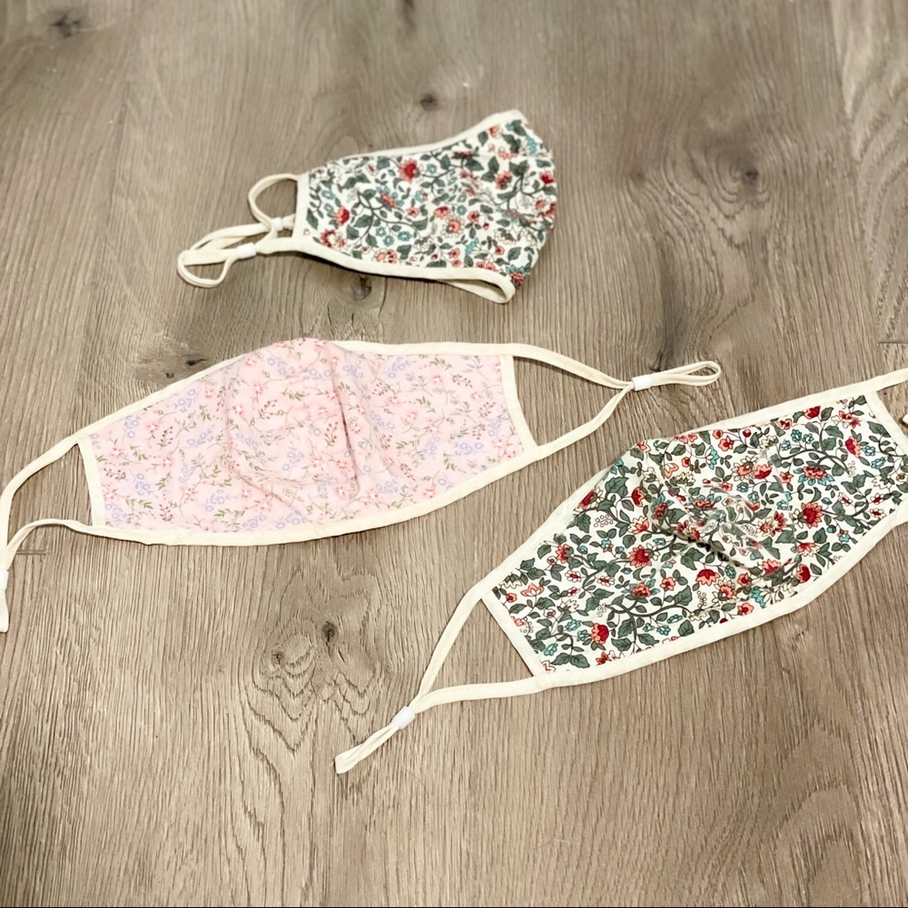 Set of 3 Cloth Face Masks